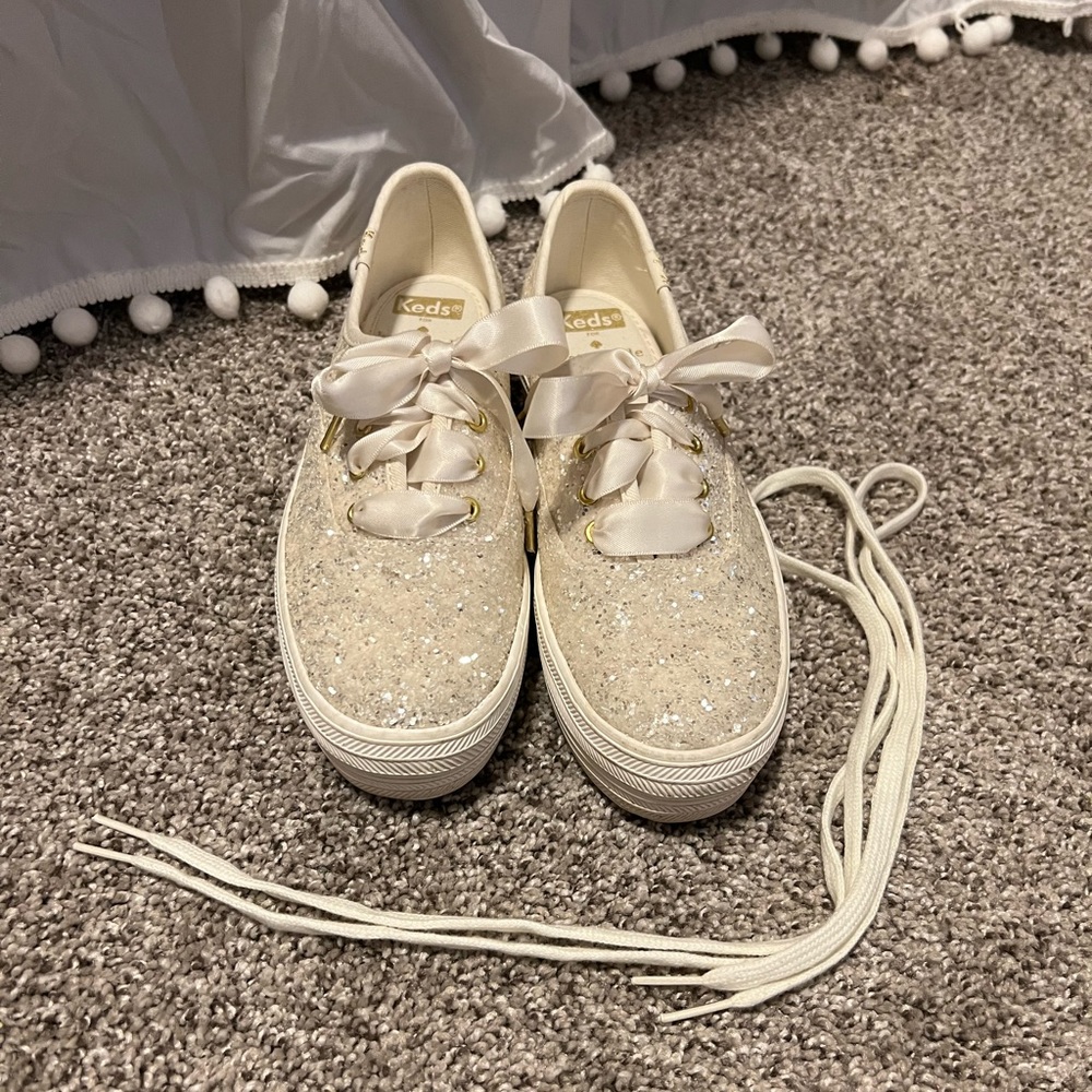 Keds x Kate Spade Tripple Glitter Sneakers